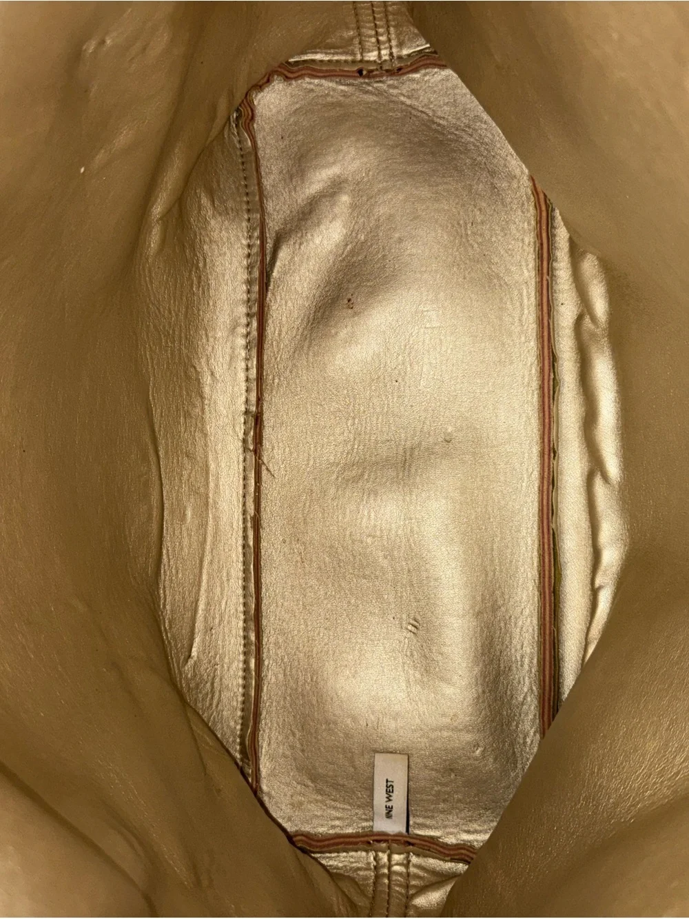 Pink Tote Bag with Gold Accents - Women Bags